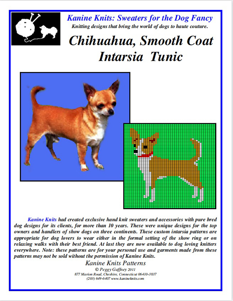 Chihuahua knitting pattern best sale